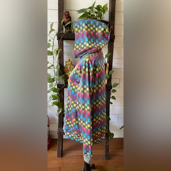 Fatally Pink: Colorful Pixelated Sweatshirt Hoodie - Picture 13 of 17